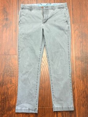 Tommy Bahama Gray Chino Pants 32x30 Men’s Slim Fit Casual Dress Lightweight